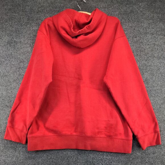 Nike Women's Soccer Hoodie Sweatshirt Red Size XL Long Sleeve Embroidered Logo - Picture 4 of 15